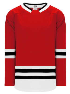 Shop new & classic Pro-Style Select hockey jerseys. Keep cool & dry while you're on the ice. Machine washable & easy to maintain. Because you looked at the Pro-Style Select hockey jerseys, be sure to check out our other sublimated and pro-team designs! Find other jerseys similar to 2017 Chicago Red here.