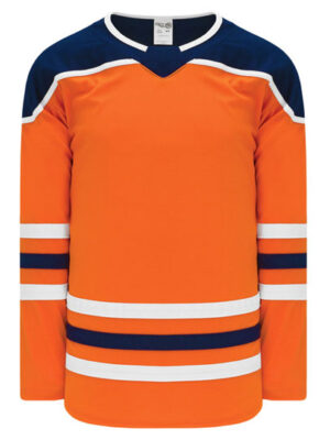 Shop new & classic Pro-Style Select hockey jerseys. Keep cool & dry while you're on the ice. Machine washable & easy to maintain. Because you looked at the Pro-Style Select hockey jerseys, be sure to check out our other sublimated and pro-team designs! Find other jerseys similar to 2017 Edmonton Orange here.