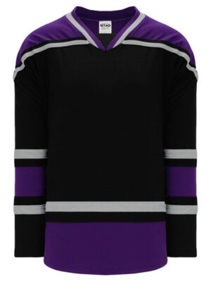 Shop new & classic Pro-Style Select hockey jerseys. Keep cool & dry while you're on the ice. Machine washable & easy to maintain. Because you looked at the Pro-Style Select hockey jerseys, be sure to check out our other sublimated and pro-team designs! Find other jerseys similar to Classic 1998 Los Angeles Black and Purple here.