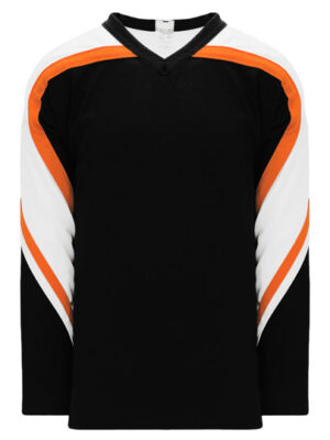 Shop new & classic Pro-Style Select hockey jerseys. Keep cool & dry while you're on the ice. Machine washable & easy to maintain. Because you looked at the Pro-Style Select hockey jerseys, be sure to check out our other sublimated and pro-team designs! Find other jerseys similar to 2007 Philadelphia Alternate Black here.