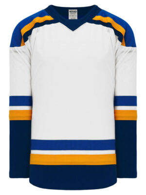 Shop new & classic Pro-Style Select hockey jerseys. Keep cool & dry while you're on the ice. Machine washable & easy to maintain. Because you looked at the Pro-Style Select hockey jerseys, be sure to check out our other sublimated and pro-team designs! Find other jerseys similar to 2016 St. Louis White here.