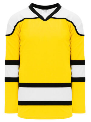 Shop new & classic Pro-Style Select hockey jerseys. Keep cool & dry while you're on the ice. Machine washable & easy to maintain. Because you looked at the Pro-Style Select hockey jerseys, be sure to check out our other sublimated and pro-team designs! Find other jerseys similar to Pro-Style Select Maize White here.