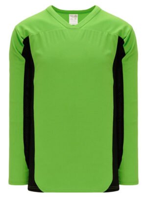 Shop new & classic Pro-Style Select hockey jerseys. Keep cool & dry while you're on the ice. Machine washable & easy to maintain. Because you looked at the Pro-Style Select hockey jerseys, be sure to check out our other sublimated and pro-team designs! Find other jerseys similar to Two-Tone Side Lime Green here.