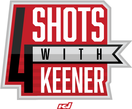 4 shots with keener logo